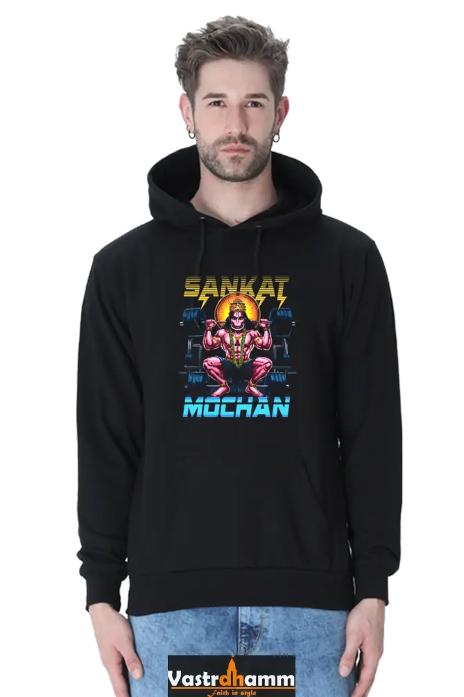 Hanuman Devotee Hoodie Sweatshirt T-Shirts for Men Vastrdhamm