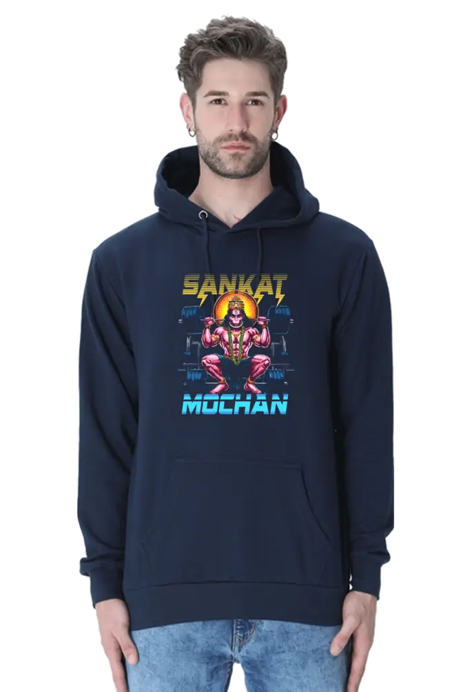 Hanuman Devotee Hoodie Sweatshirt T-Shirts for Men Vastrdhamm