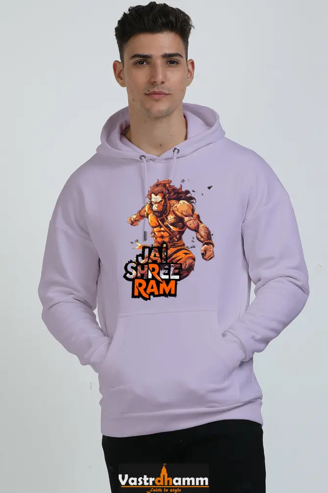 Hanuman Devotee Oversized Hooded Sweatshirt T-Shirts for Men Vastrdhamm