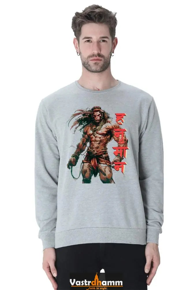 Hanuman Devotee Power Sweatshirt T-Shirts for Men Vastrdhamm