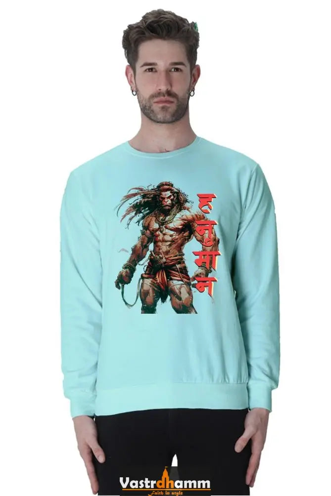 Hanuman Devotee Power Sweatshirt T-Shirts for Men Vastrdhamm