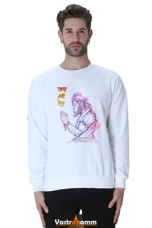 Hanuman Devotional Spirit Sweatshirt T-Shirts for Men Vastrdhamm