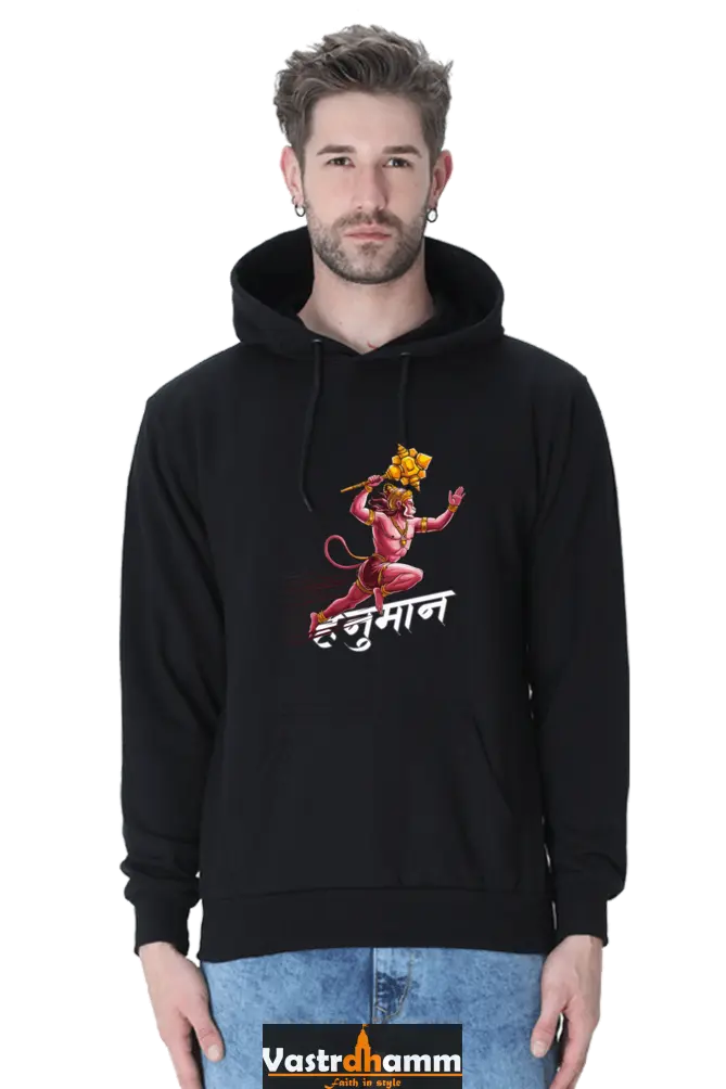 Hanuman Divine Protector Hoodie Sweatshirt T-Shirts for Men Vastrdhamm