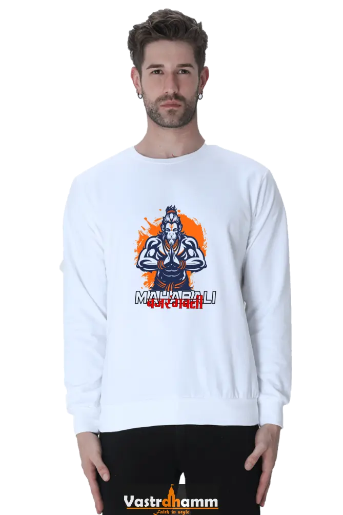 Hanuman Divine Protector Sweatshirt T-Shirts for Men Vastrdhamm