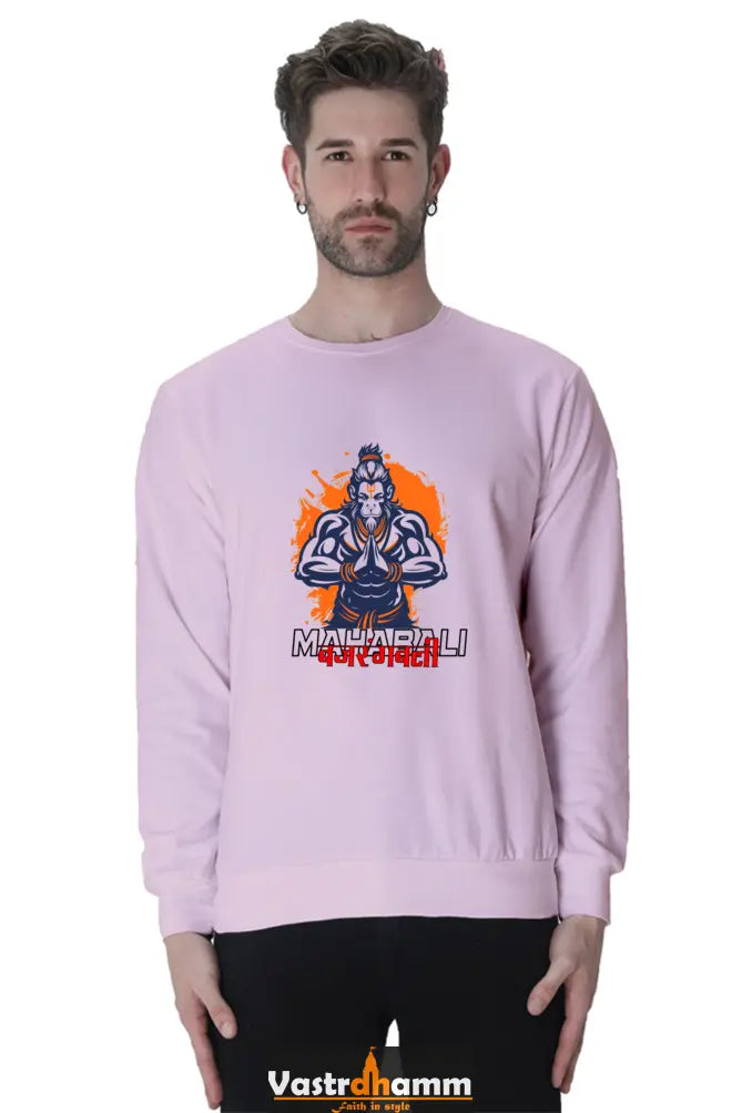 Hanuman Divine Protector Sweatshirt T-Shirts for Men Vastrdhamm