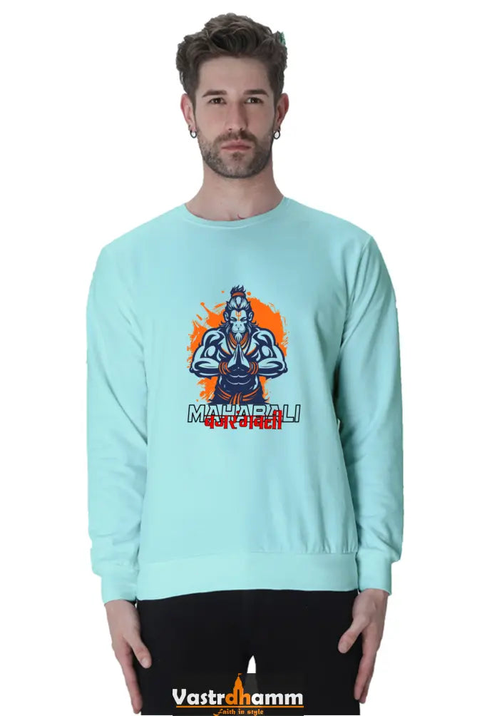 Hanuman Divine Protector Sweatshirt T-Shirts for Men Vastrdhamm