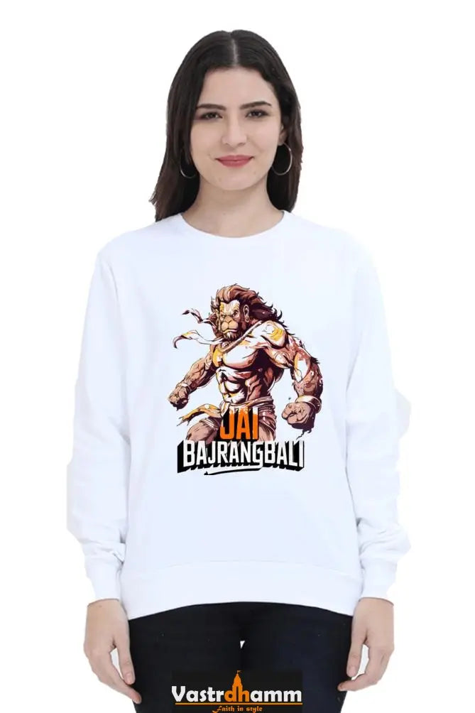 Hanuman Divine ProtectorSweatshirt T-Shirts for Women Vastrdhamm