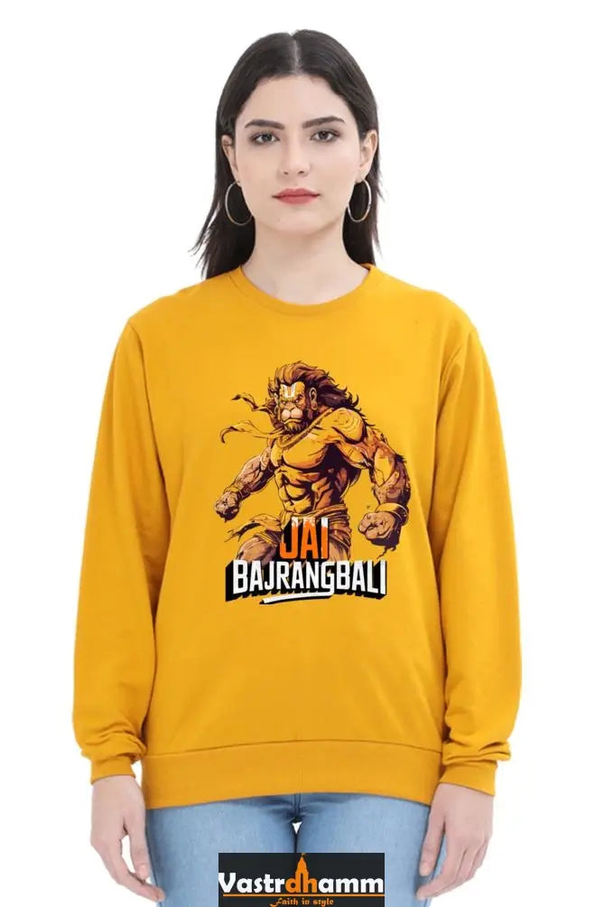 Hanuman Divine ProtectorSweatshirt T-Shirts for Women Vastrdhamm