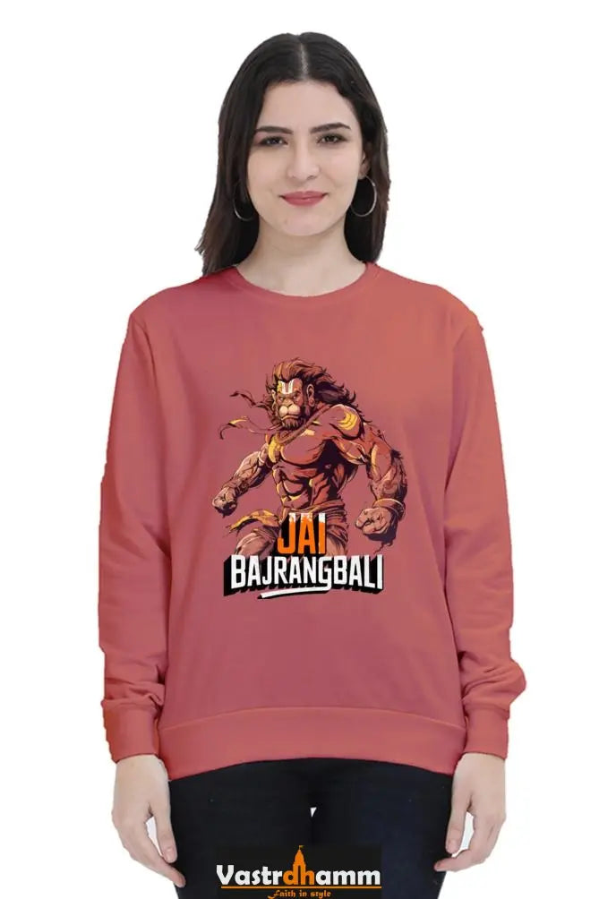 Hanuman Divine ProtectorSweatshirt T-Shirts for Women Vastrdhamm