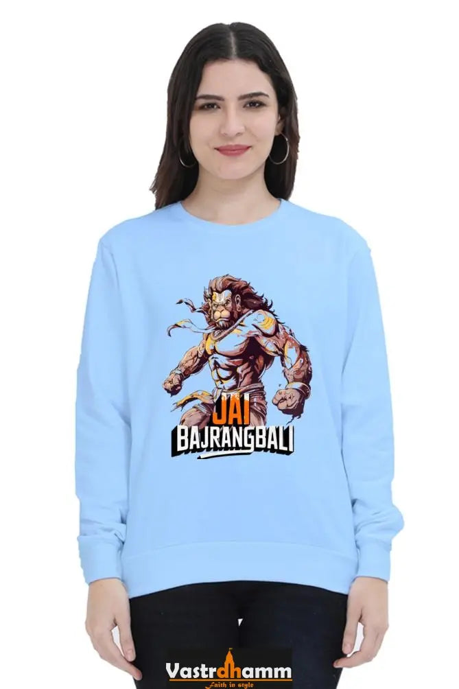 Hanuman Divine ProtectorSweatshirt T-Shirts for Women Vastrdhamm