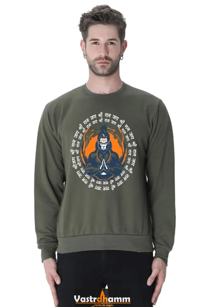 Hanuman Divine Spirit Sweatshirt T-Shirts for Men Vastrdhamm