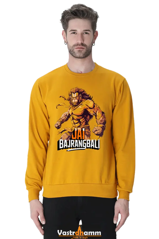 Hanuman Divine Strength Sweatshirt T-Shirts for Men Vastrdhamm