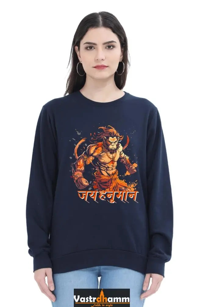 Hanuman EnergySweatshirt T-Shirts for Women Vastrdhamm