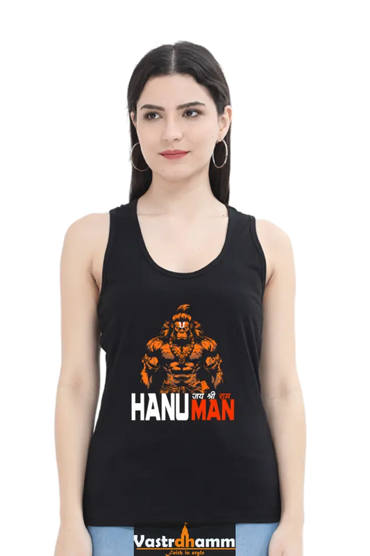Hanuman Ethereal ForceTank Top T-Shirts for Women Vastrdhamm
