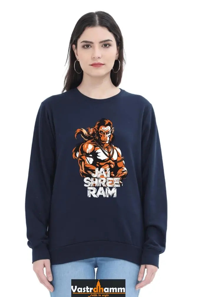 Hanuman FearlessSweatshirt T-Shirts for Women Vastrdhamm