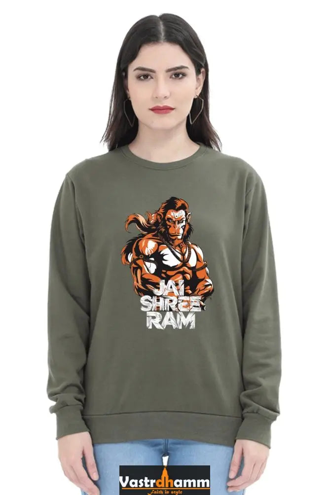 Hanuman FearlessSweatshirt T-Shirts for Women Vastrdhamm