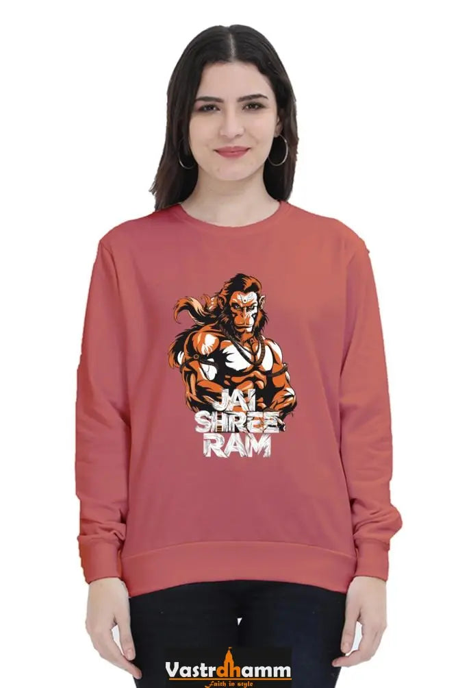 Hanuman FearlessSweatshirt T-Shirts for Women Vastrdhamm