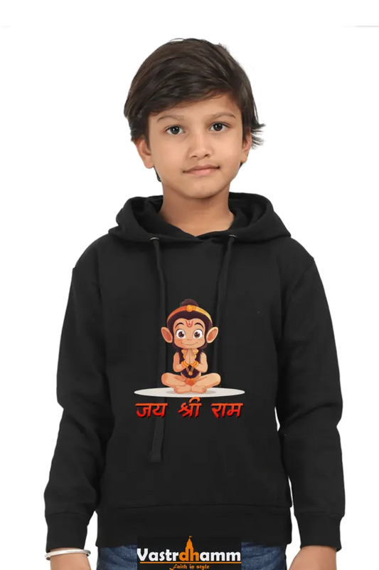 Hanuman Flying High Hoodie Sweatshirt  T-Shirts for Boy Vastrdhamm