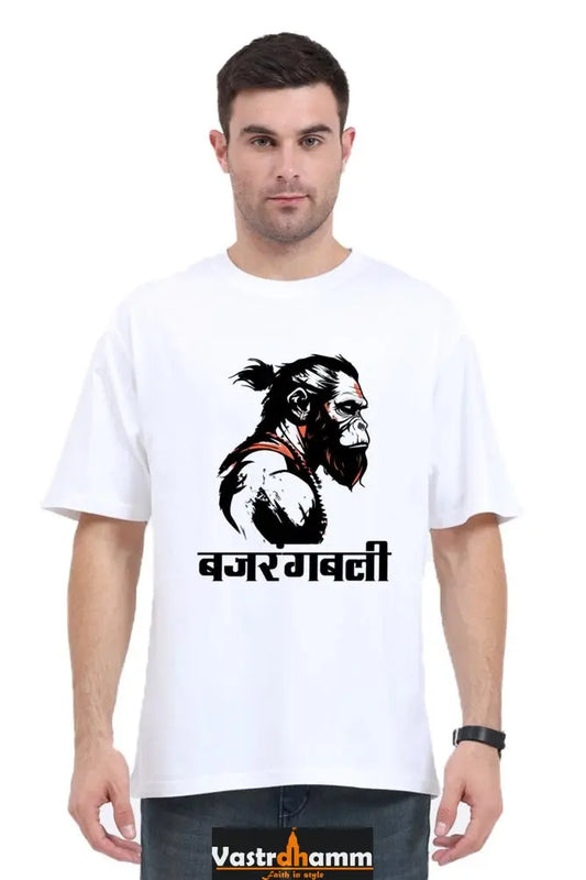 Hanuman Flying High Oversized Classic T-Shirts for Men Vastrdhamm