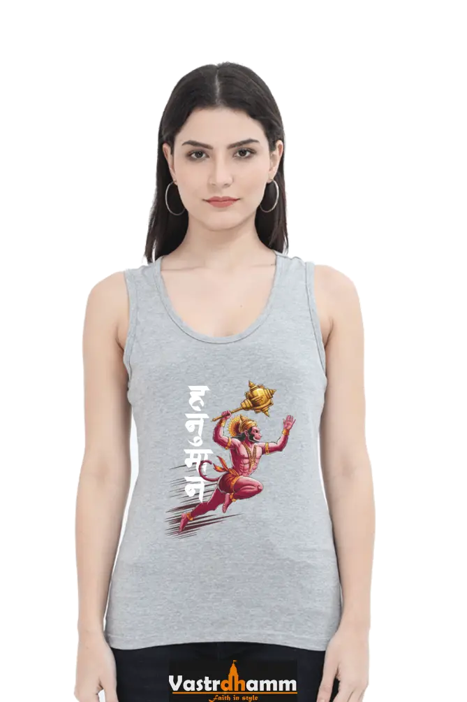 Hanuman Flying HighTank Top T-Shirts for Women Vastrdhamm
