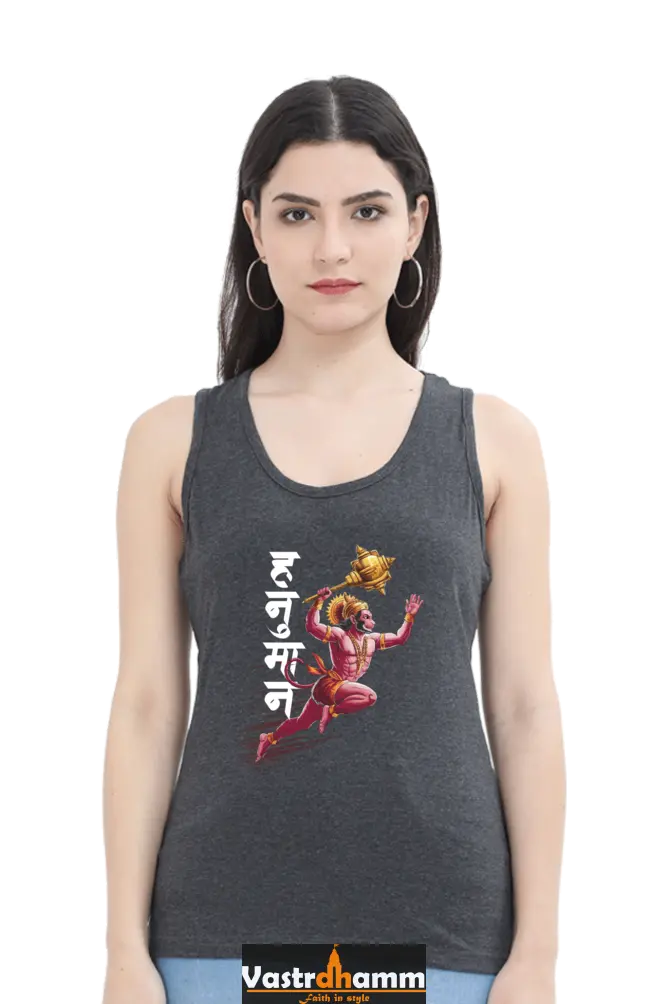 Hanuman Flying HighTank Top T-Shirts for Women Vastrdhamm