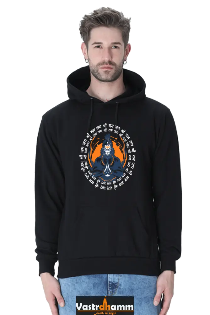 Hanuman Heroic Deeds Hoodie Sweatshirt T-Shirts for Men Vastrdhamm