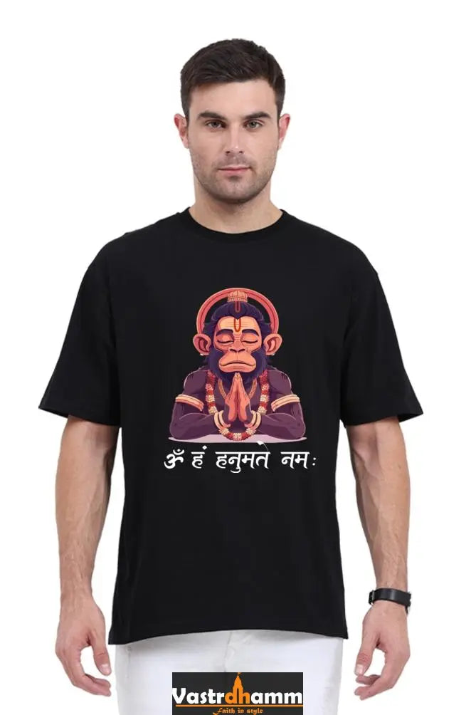 Hanuman Heroic Deeds Oversized Classic T-Shirts for Men Vastrdhamm