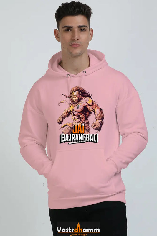 Hanuman Heroic Deeds Oversized Hooded Sweatshirt T-Shirts for Men Vastrdhamm