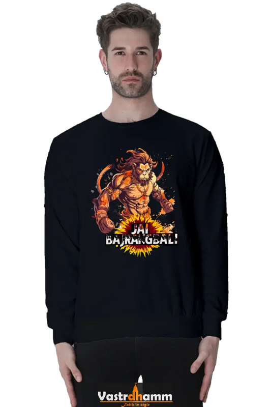 Hanuman Heroic Deeds Sweatshirt T-Shirts for Men Vastrdhamm