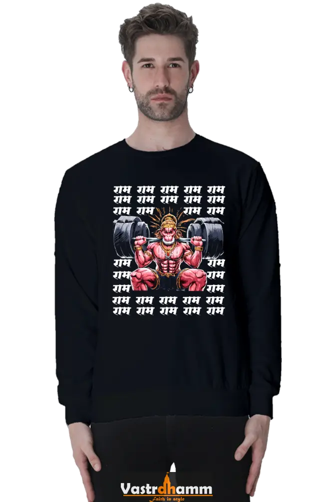 Hanuman Heroic Deeds Sweatshirt T-Shirts for Men Vastrdhamm