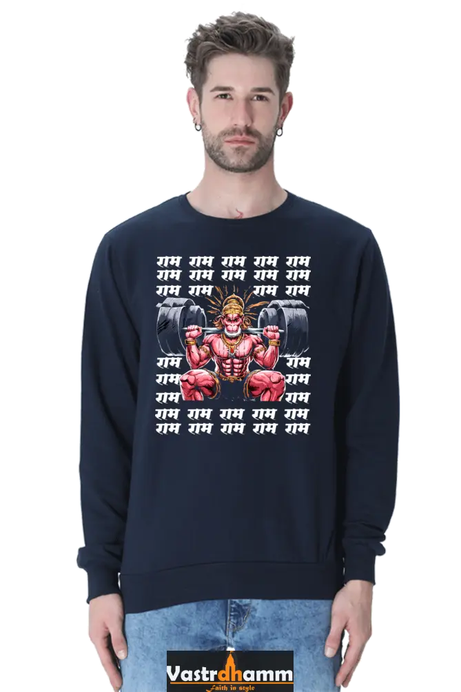 Hanuman Heroic Deeds Sweatshirt T-Shirts for Men Vastrdhamm
