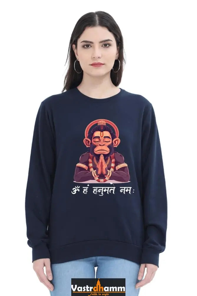 Hanuman Heroic DeedsSweatshirt T-Shirts for Women Vastrdhamm