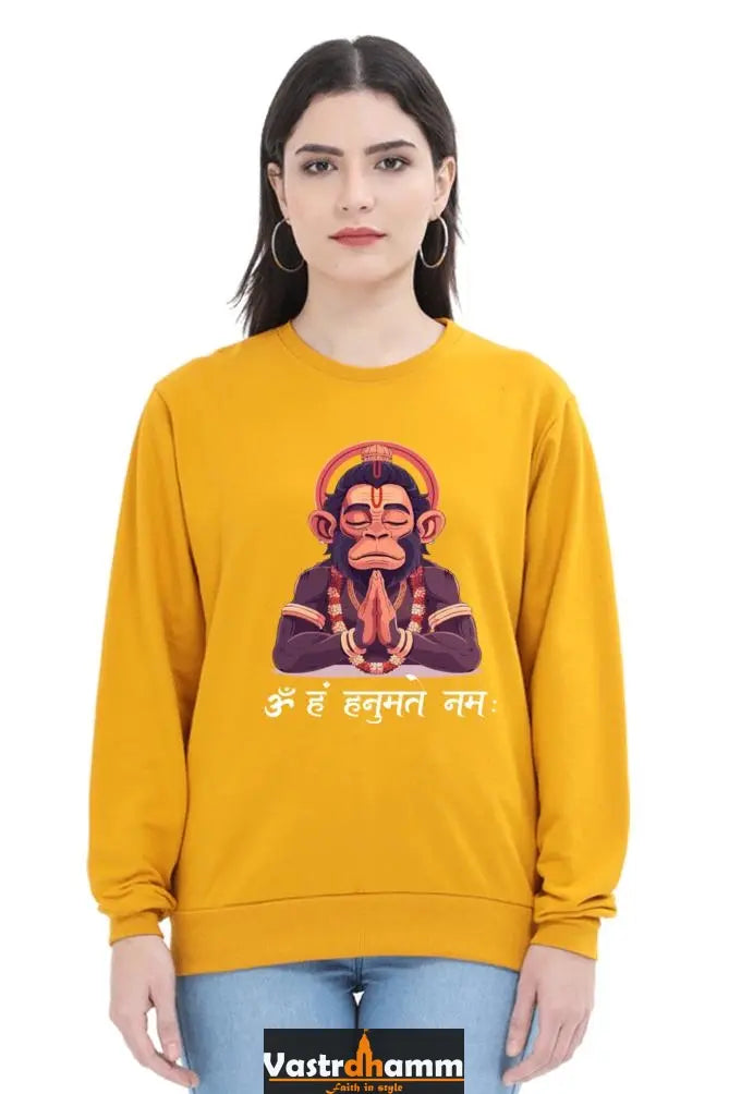 Hanuman Heroic DeedsSweatshirt T-Shirts for Women Vastrdhamm