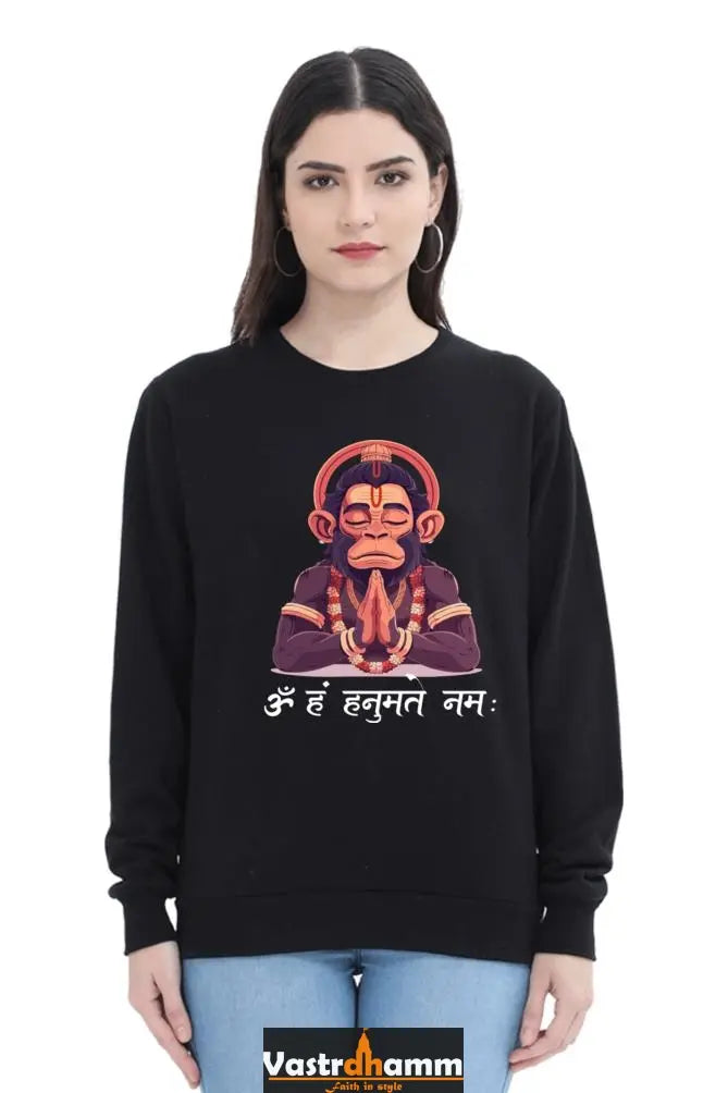 Hanuman Heroic DeedsSweatshirt T-Shirts for Women Vastrdhamm