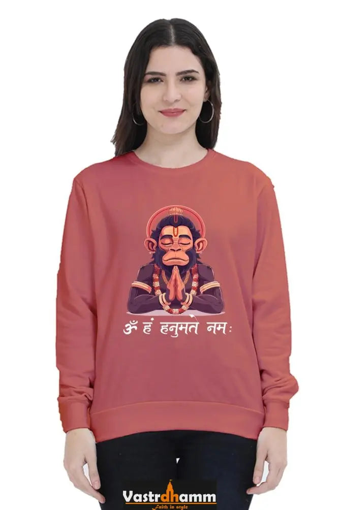 Hanuman Heroic DeedsSweatshirt T-Shirts for Women Vastrdhamm