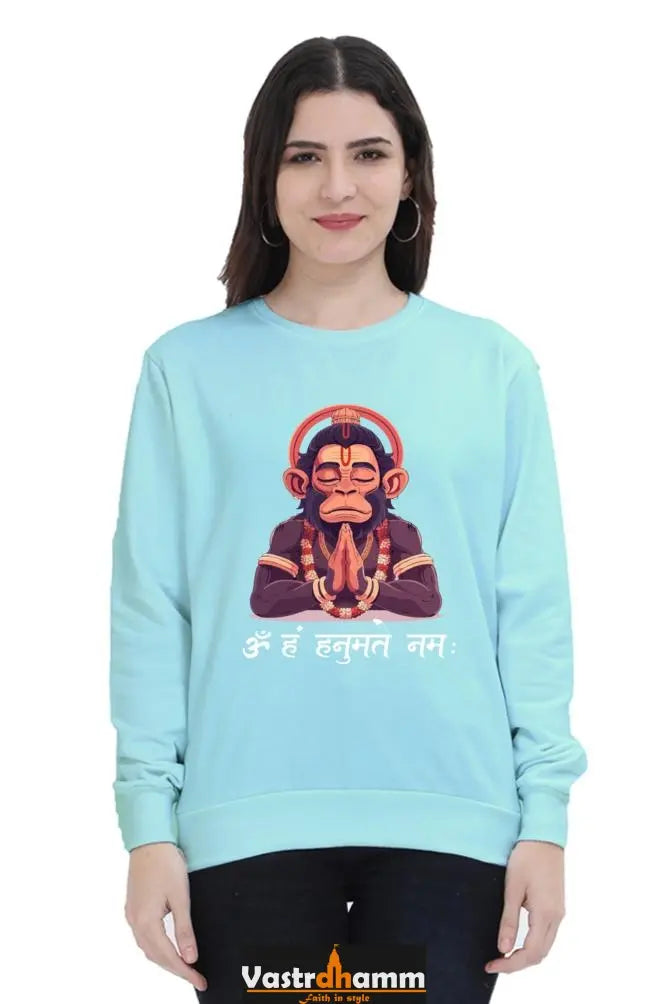 Hanuman Heroic DeedsSweatshirt T-Shirts for Women Vastrdhamm