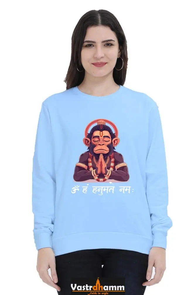 Hanuman Heroic DeedsSweatshirt T-Shirts for Women Vastrdhamm