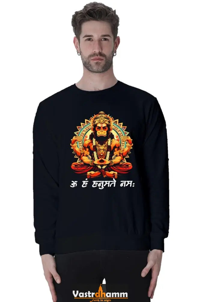 Hanuman Heroic Strength Sweatshirt T-Shirts for Men Vastrdhamm