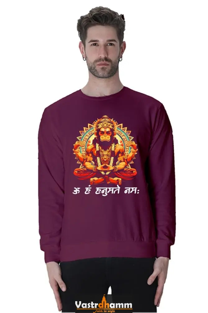 Hanuman Heroic Strength Sweatshirt T-Shirts for Men Vastrdhamm