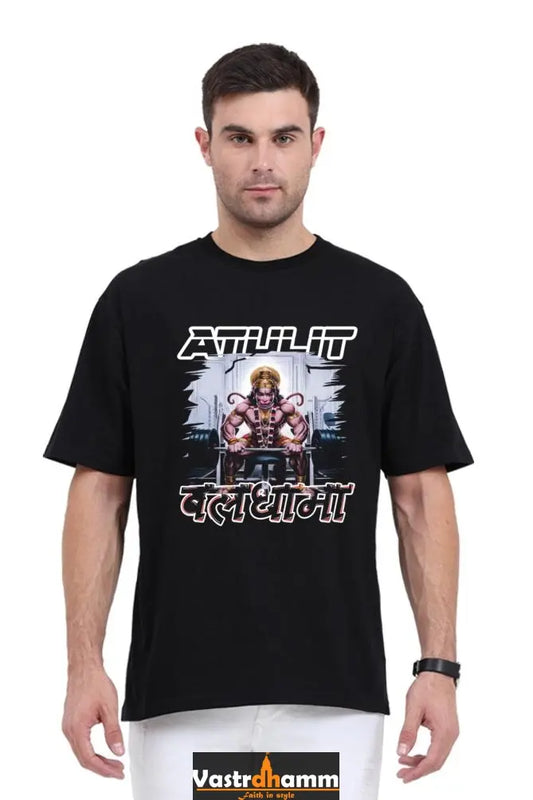 Hanuman Immortal Strength Oversized Classic T-Shirts for Men Vastrdhamm