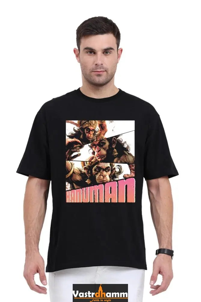 Hanuman Immortal Valor Oversized Classic T-Shirts for Men Vastrdhamm