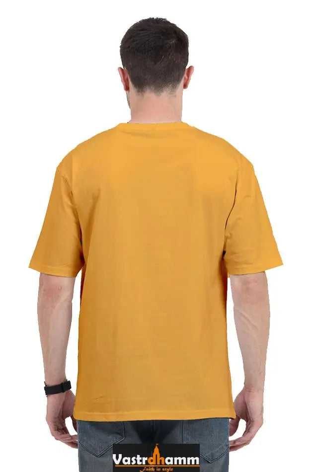 Hanuman Jai Shree Ram Oversized Classic T-Shirts for Men Vastrdhamm