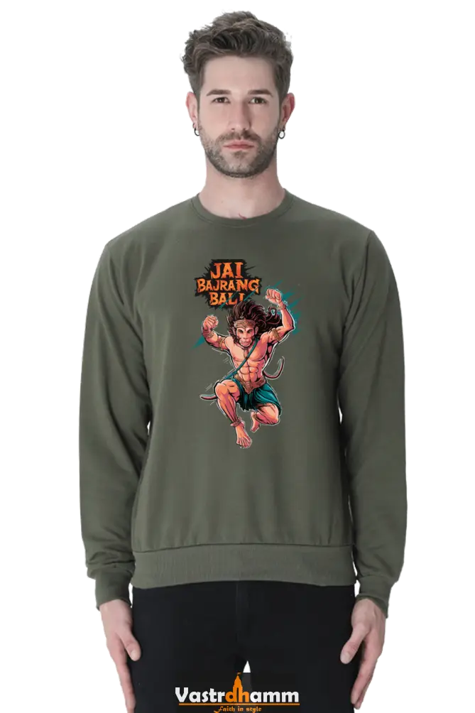 Hanuman Motivational Sweatshirt T-Shirts for Men Vastrdhamm