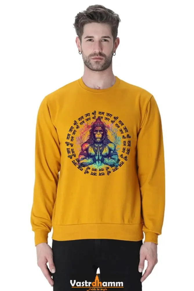 Hanuman Mountain Carrier Sweatshirt T-Shirts for Men Vastrdhamm