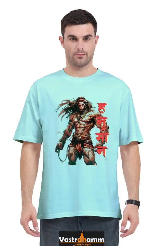 Hanuman Primal Force Oversized Classic T-Shirts for Men Vastrdhamm