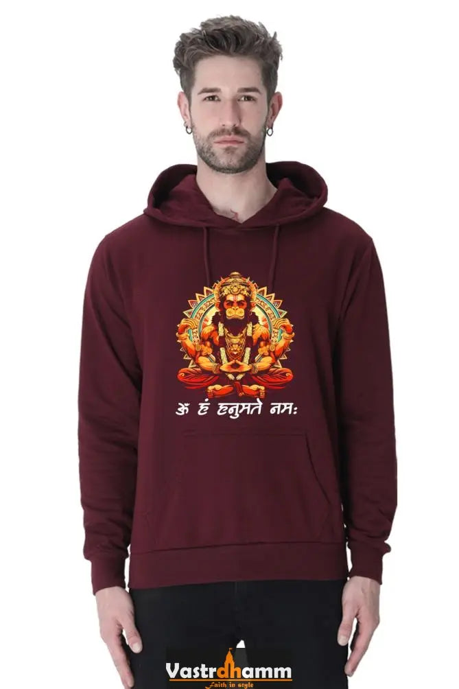 Hanuman Strength Hoodie Sweatshirt T-Shirts for Men Vastrdhamm