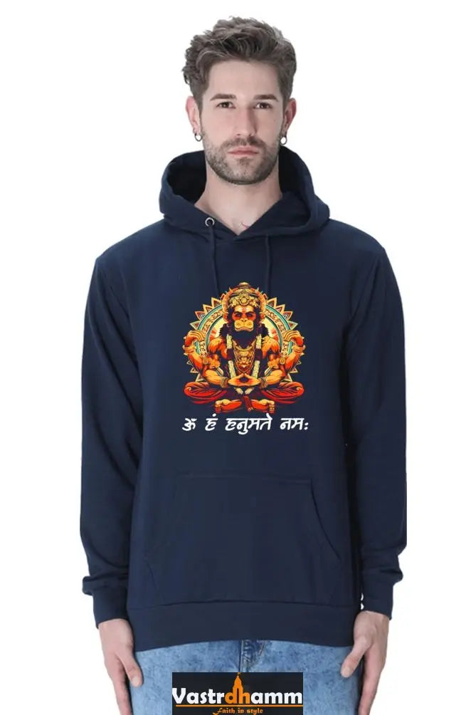 Hanuman Strength Hoodie Sweatshirt T-Shirts for Men Vastrdhamm