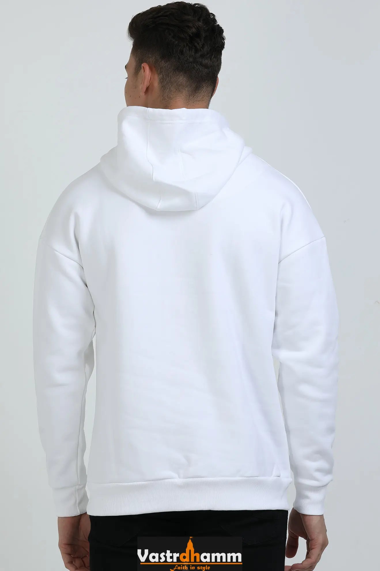 Hanuman Strong Oversized Hooded Sweatshirt T-Shirts for Men Vastrdhamm