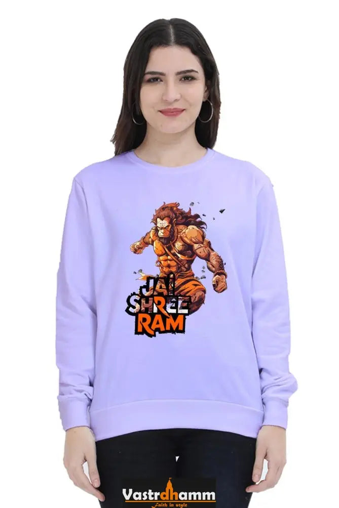 Hanuman Super StrengthSweatshirt T-Shirts for Women Vastrdhamm