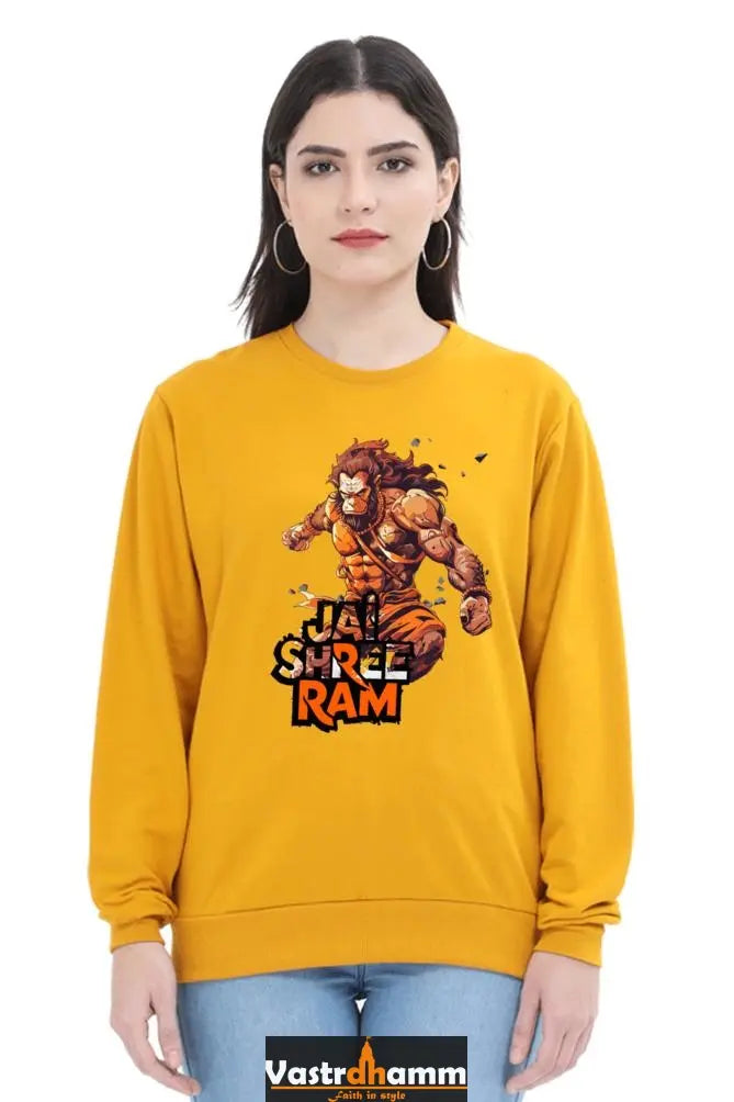 Hanuman Super StrengthSweatshirt T-Shirts for Women Vastrdhamm